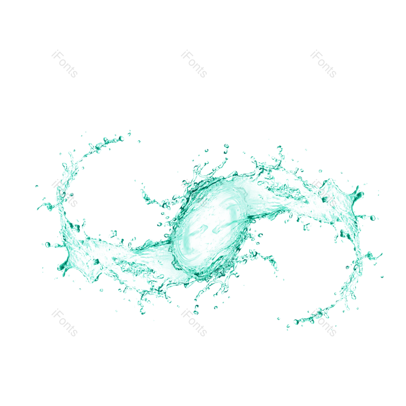 插画图片,水花元素,水滴PNG,免抠素材